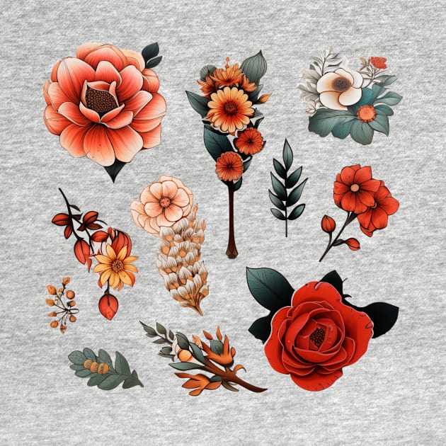 Flower Sticker Pack by dotsan